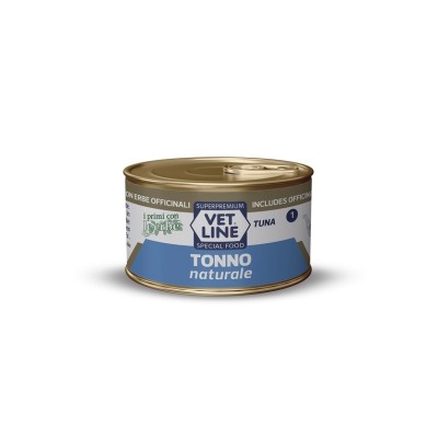 VETLINE CAT NATURALIS 1 TONNO 70GR