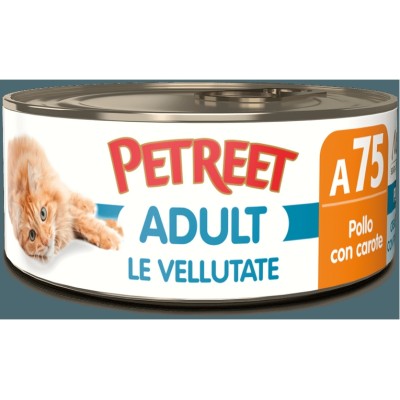 PETREET VELLUTATE A75 POLLO E CAROTE 70GR
