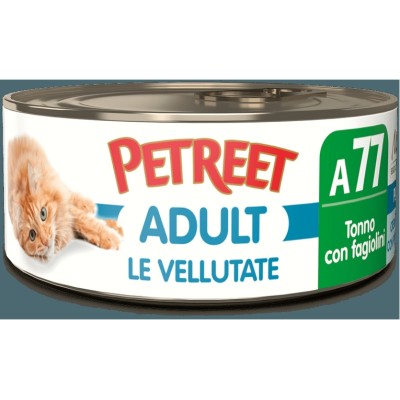 PETREET VELLUTATE A77 TONNO E FAGIOLINI 70GR