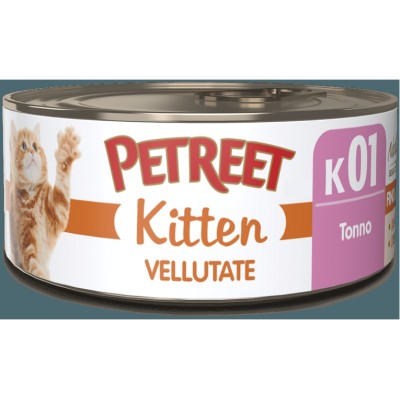 PETREET VELLUTATE KITTEN K01 TONNO 60GR