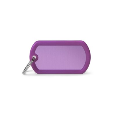 MY FAMILY MEDAGLIETTA IDENTIFICATIVA MILITARE GRANDE VIOLA