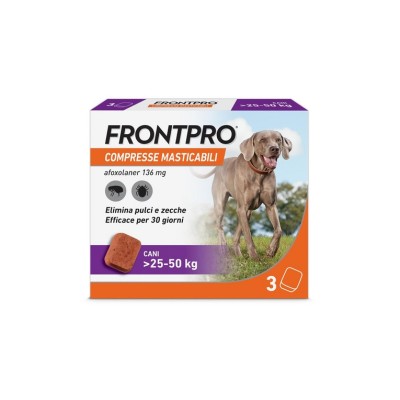 FRONTPRO COMPRESSE ANIPARASSITARIE PER CANI 25-50KG