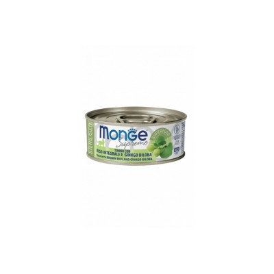 MONGE SUPREME STER. TONNO CON RISO INTEGRALE E GINKO BILOBA MONGE SUPREME STER. TONNO CON RISO INTEGRALE E GINKO BILOBA