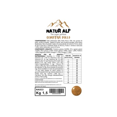 NATUR ALP CAT ADULT SENSITIVE POLLO 1,5KG