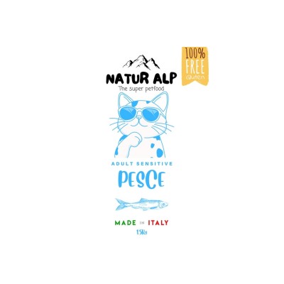 NATUR ALP CAT ADULT SENSITIVE PESCE OCEANICO 1,5KG