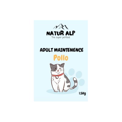 NATUR ALP CAT MAINTENENCE ADULT POLLO 1,5KG
