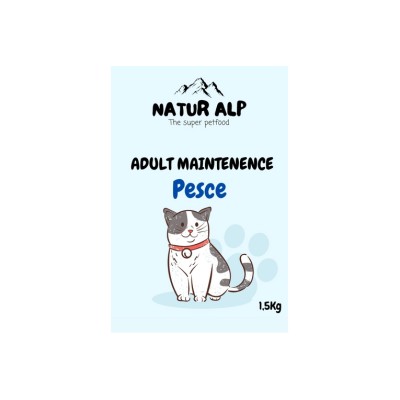 NATUR ALP CAT MAINTENENCE ADULT PESCE 1,5KG