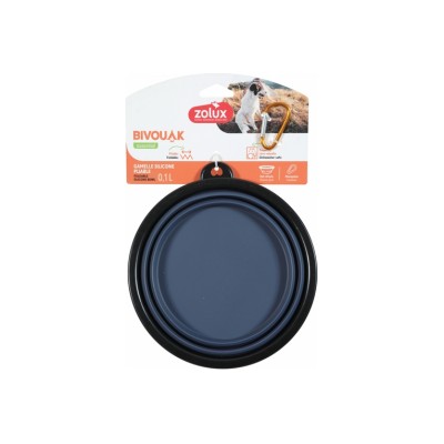 ZOLUX CIOTOLA SILICONE PORTATILE 0,450LT BLU