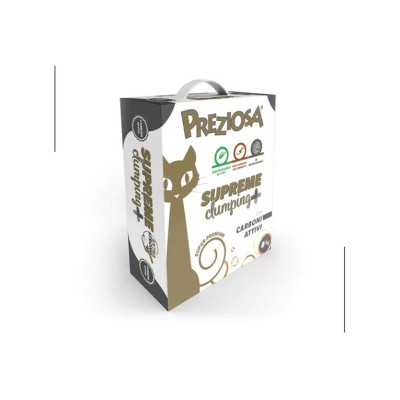 PREZIOSA LETTIERA SUPREME CLUMBING+ CARBONI ATTIVI 8KG