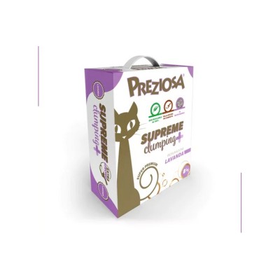 PREZIOSA LETTIERA SUPREME CLUMBING+ LAVANDA 8KG PREZIOSA LETTIERA SUPREME CLUMBING+ LAVANDA 8KG