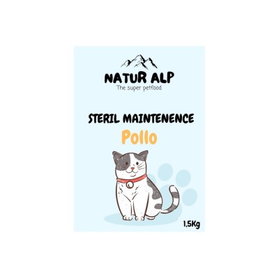 NATUR ALP CAT MAINTENENCE STERI POLLO 10KG