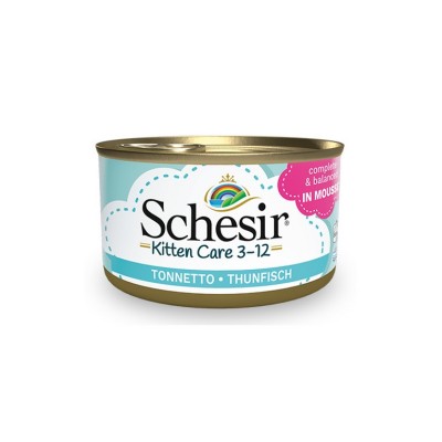 SCHESIR CAT KITTEN MOUSSE TONNETTO 85GR SCHESIR CAT KITTEN MOUSSE TONNETTO 85GR