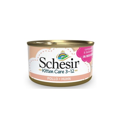 SCHESIR CAT KITTEN MOUSSE POLLO 85GR SCHESIR CAT KITTEN MOUSSE POLLO 85GR