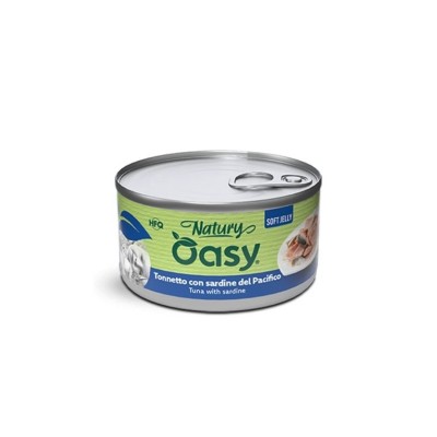 OASY CAT NATURY TONNETTO CON SARDINE DEL PACIFICO JELLY 85GR