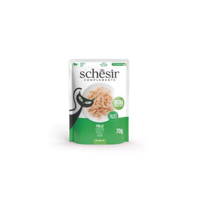SCHESIR CAT BUSTA ADULT COMPLEMENTS JELLY POLLO 70GR