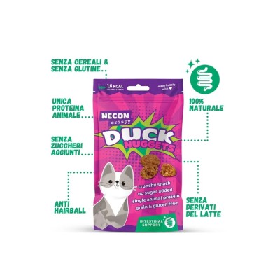 NECON CAT DUCK NUGGETS INTESTINAL 85GR