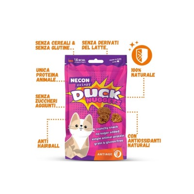 NECON CAT DUCK NUGGETS ANTIAGE 85GR