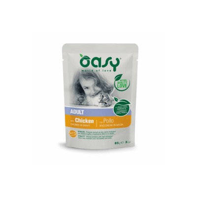 OASY CAT ADULT POLLO BUSTE 85GR