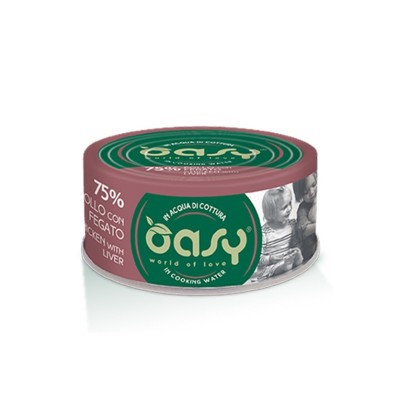 OASY CAT MORE LOVE POLLO CON FEGATO 70GR