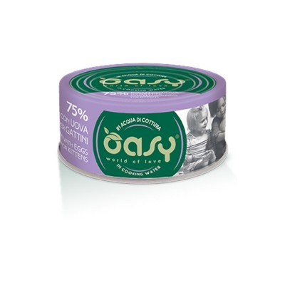 OASY CAT MORE LOVE POLLO CON UOVA PER GATTINI 70GR