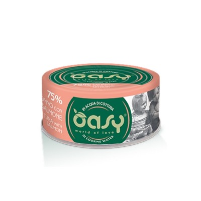 OASY CAT MORE LOVE TONNO CON SALMONE 70GR