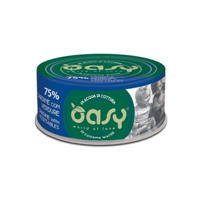 OASY CAT MORE LOVE SARDINE CON VERDURE 70GR