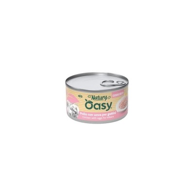OASY CAT NATURY GATTINI POLLO CON UOVA BROTH 85GR