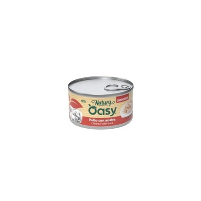 OASY CAT NATURY ADULT POLLO CON ANATRA BROTH 85GR
