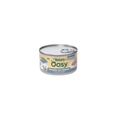 OASY CAT NATURY ADULT TONNETTO CON CALAMARI BROTH 85GR