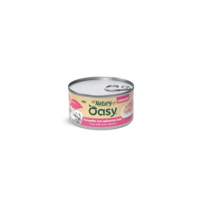 OASY CAT NATURY ADULT TONNETTO CON SALMONE ROSA BROTH 85GR