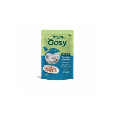 OASY CAT BUSTA NATURY SOFT JELLY TONNO CON ORATA 70GR