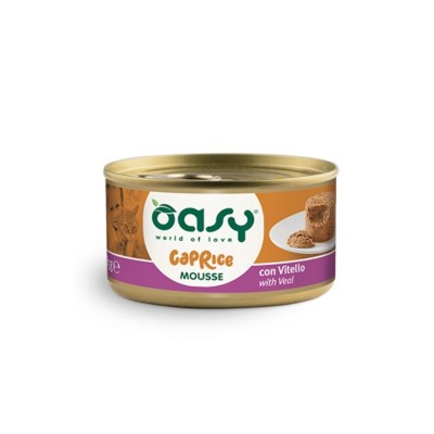 OASY CAT MOUSSE VITELLO 85GR