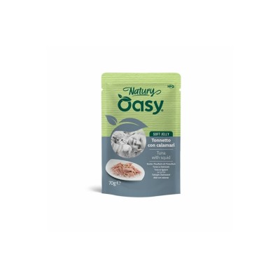 OASY CAT NATURY SOFT JELLY TONNETTO CON CALAMARI BUSTA 70GR