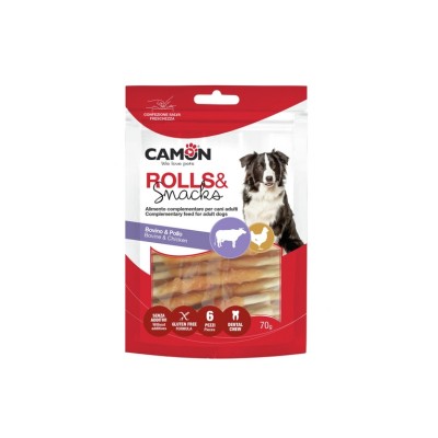 CAMON STICK ROLLS CON POLLO 12CM 70GR