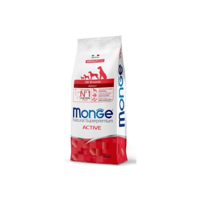 MONGE NATURAL SUPERPREMIUM DOG ACTIVE 12KG