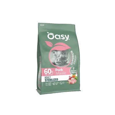 OASY CAT SUPERIOR STERILIZED MAIALE 1,5KG