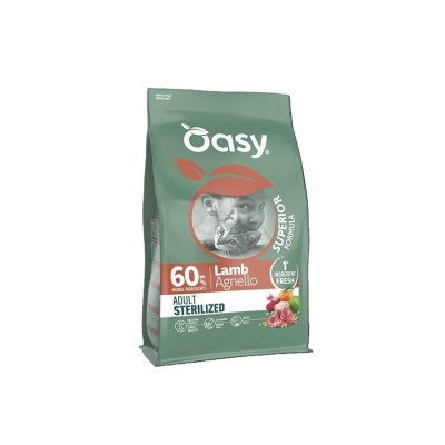 OASY CAT SUPERIOR STERILIZED AGNELLO 1,5KG