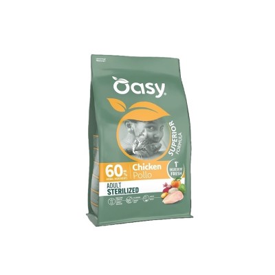 OASY CAT SUPERIOR STERILIZED POLLO 6KG