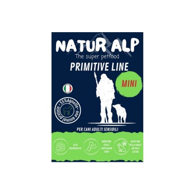 NATUR ALP DOG PRIMITIVE GRAIN FREE AGNELLO MINI ADULT 2KG