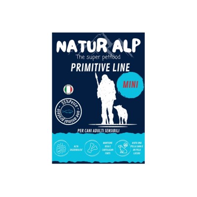 NATUR ALP DOG PRIMITIVE GRAIN FREE PESCE MINI ADULT 2KG
