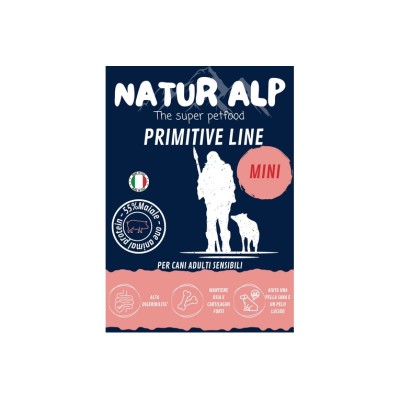 NATUR ALP DOG PRIMITIVE GRAIN FREE MAIALE MINI ADULT 2KG