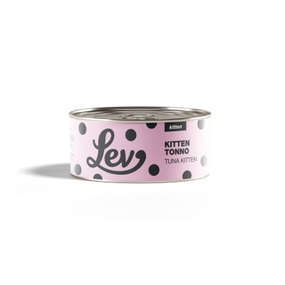 LEV ADULT KITTEN TONNO LATTINA 140GR