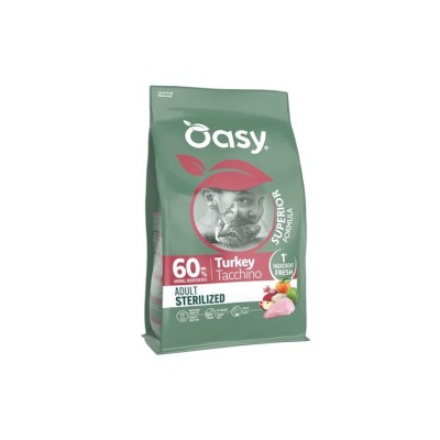 OASY CAT SUPERIOR STERILIZED TACCHINO 300GR