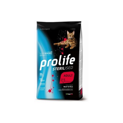PROLIFE CAT LIFESTILE STERILISED MANZO E RISO 7KG