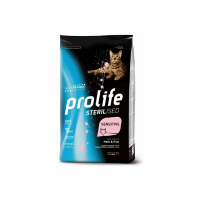 PROLIFE CAT LIFESTILE STERILISED MAIALE E RISO 7KG