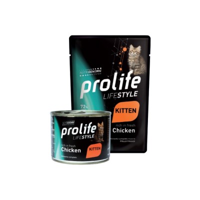 PROLIFE CAT LIFESTAGE KITTEN POLLO BUSTA 85GR
