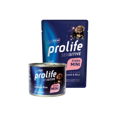 PROLIFE DOG SENSITIVE PUPPY AGNELLO E RISO  100GR