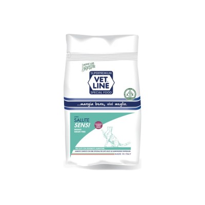 VETLINE CAT SALUTE SENSI MAIALE GRAIN FREE 3KG