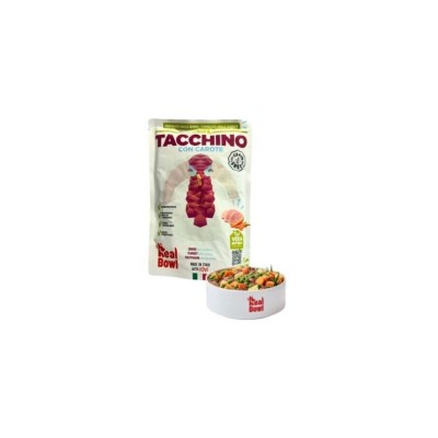 REAL BOWL DOG TACCHINO GF 400GR