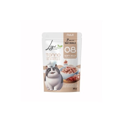 LIGO NATURE JELLY 08 TONNO CON FEGATINI DI MANZO 85GR